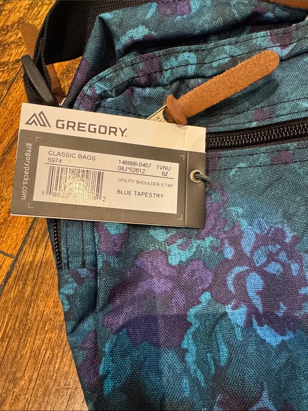 Gregory utility shoulder S: blue tapestry